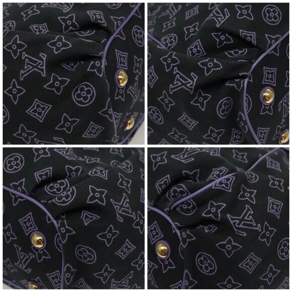 LOUIS VUITTON Beach line Cabas Ipanema PM Bag Canvas Purple M95983 Auth 132301 - Picture 15 of 16